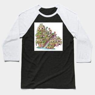 Hanging Gardens of Babylon Baseball T-Shirt